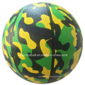 Camouflage Design Rubber Material Basketball Size 7